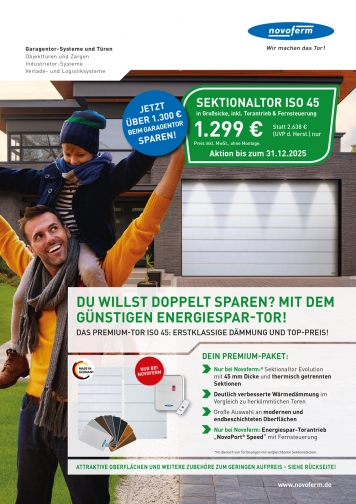 Aktion Sektionaltor ISO 45