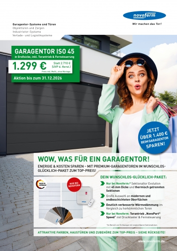 Aktion Sektionaltor ISO 45