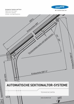 Technische Daten zu Garagen-Sektionaltore